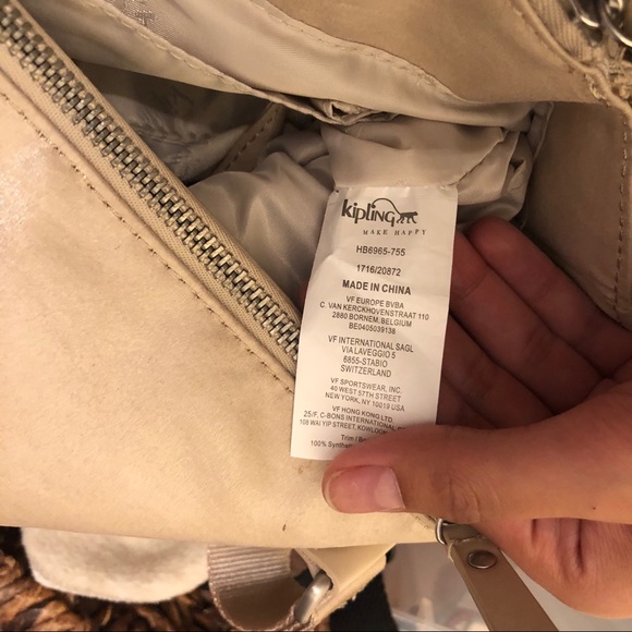 Beige Kipling crossbody - Picture 5 of 5